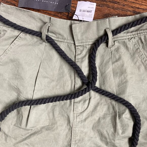 KNOW . ONE . CARES  PAPER BAG SHORTS SIZE SMALL FROM NORDSTROM-BNWT - Picture 2 of 8